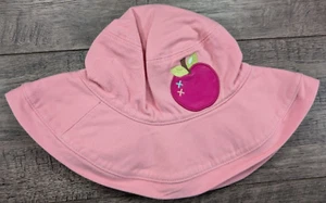 Baby Girl Clothes New Gymboree 0-12 Month Pink Candy Apple Sun Hat - Picture 1 of 2