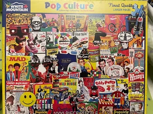 White Mountain Puzzle POP CULTURE BY CHARLIE GIRARD 24X30 1000 Pcs Puzzle NEW - Picture 1 of 2