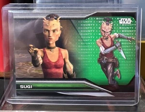 2021 Topps Star Wars Bounty Hunters SUGI B1-82 Green Parallel /150 - Picture 1 of 2