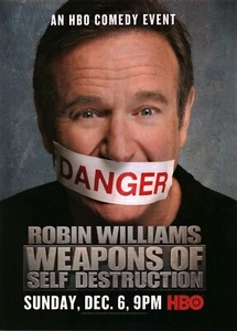 2009 PRINT AD - HBO COMEDY EVENT AD ROBIN WILLIAMS: WAFFEN DER SELBSTZERSTÖRUNG - Bild 1 von 1