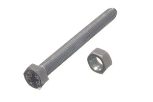 New 24 X Hex Bolts Set Screw 4.8 Grade M8 80mm BZP Zinc Plated  - Onestopdiy - H - Picture 1 of 1