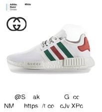 white gucci nmd