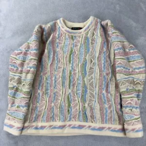 Coogi Australia Cream / Pink Sweater Wool Women’s Size S - Picture 1 of 10
