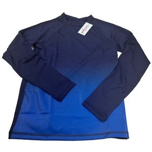 Cat And Jack Boy's Size XL 16 Shirt Long Sleeve Blue New With Tags - Picture 1 of 13