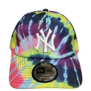 Berretto uomo New Era Yankees CC viola tie dye casual classico regolabile NUOVO - Foto 1 di 7