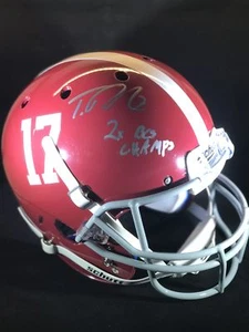 Trent Richardson SIGNED Alabama Crimson Tide Football Full Size Helmet - Picture 1 of 4