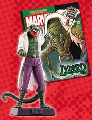 Eaglemoss 雕像蜥蜴 #52 经典漫威收藏杂志 — 第 1/4 张图片