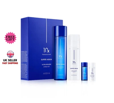 Missha Super Aqua Ultra Hyalron 2-Piece set Moisturizing* Korean Cosmetic Beauty - Image 1 of 2