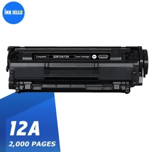 Toner Cartridge fits for HP Q2612A 12A LaserJet 1010 1012 1015 1018 1020 1022 - Picture 1 of 5