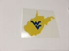 Sm West Virginia Wv 3 X 3? Decal Yellow & Blue