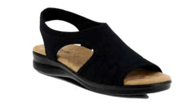 Spring Step Women's Nyaman Comfort Sandals, Made in Italy, Black, EU 38, 7.5-8 M - Image 1 of 4