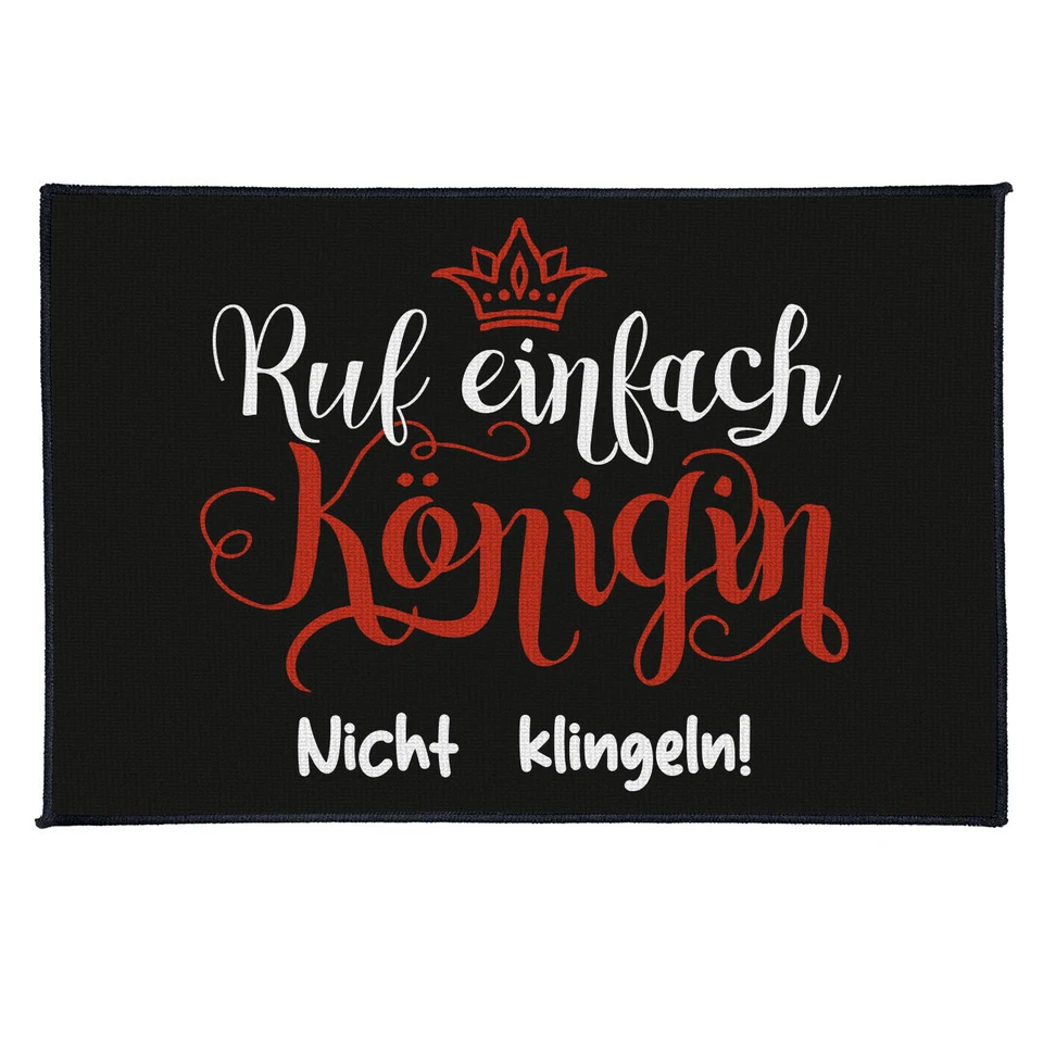 Fußmatte für Frauen Mädchen Ruf einfach Königin NICHT KLINGELN damen geschenke - Bild 1 von 1