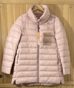 Save The Duck Women's Linnea Blush Pink Size Medium Water Repellant Plumtech - Picture 1 of 13