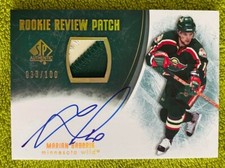 2007-08 SP Authentic Rookie Review Patch Car #RR-MG - Marian Gaborik /100