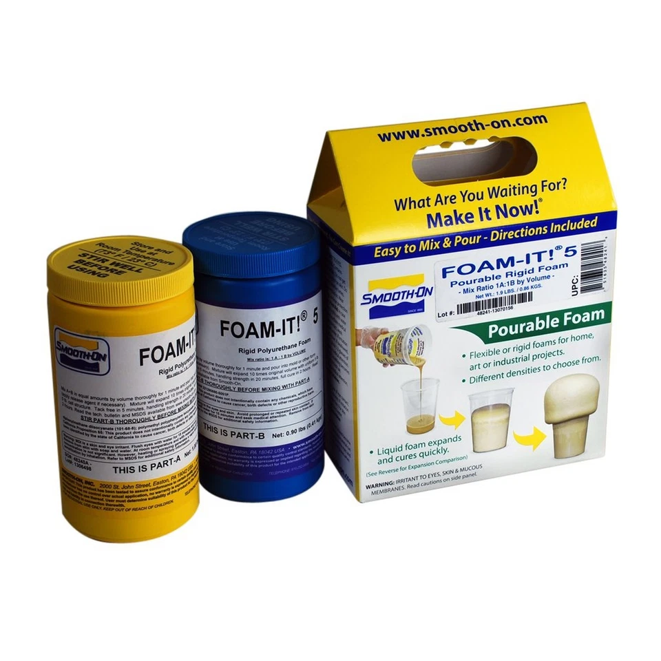 Smooth-On Foam-it 5 Rigid Polyurethane Foam - Trial Unit