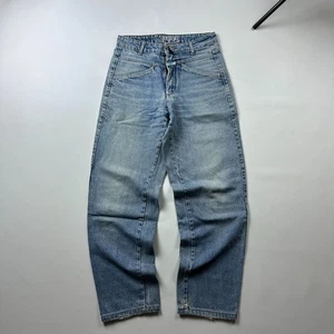 Pantalones de mezclilla Marithé François Girbaud vintage holgados azul claro tono lavado IT48 - Imagen 1 de 7