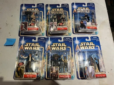 Star Wars Kenner SAGA 2002 AOTC lot of 6 Action figures MOC lot B FB 1125 - Image 1 of 4