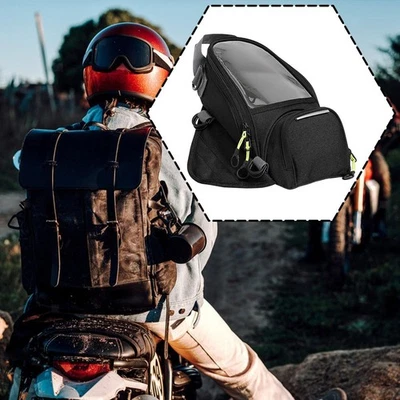 Motorrad-Tankrucksack, Motorradzubehör, zu installierende Aufbewahrungstasche - Bild 1 von 4