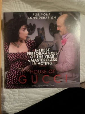 ДОМ GUCCI ~ DVD ~ FYC ЛЕДИ ГАГА ~ Джаред Лето ~ Адам драйвер ~ Аль Пачино ~ Хайек - Изображение 1 из 2