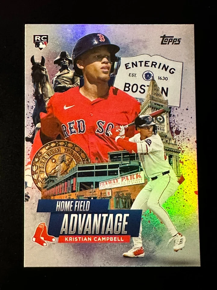 2025 Topps Update KRISTIAN ROBINSON Home Field Advantage RC HA-43 RED SOX - Image 1 of 2