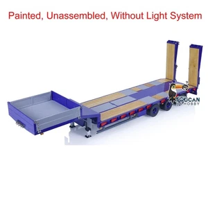 1/14 LESU Metal Trailer Model Kit Hydraulic Lifting Tail Board Pump Valve ESC - Picture 1 of 12