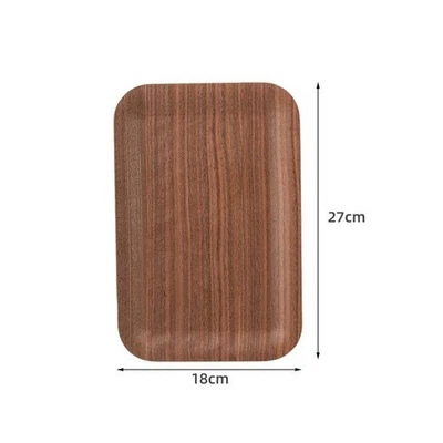 Rustic Solid Wood Tray Perfect for Displaying Household Items or Decor - Image 1 of 4