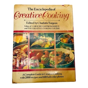 VTG 1982 The Encyclopedia of Creative Cooking Cookbook Charlotte Turgeon COLOR - Bild 1 von 9