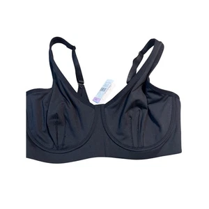 Natori Performance Sport Bra Black Full Coverage Underwire Style 731439 Size 40D - Picture 1 of 4
