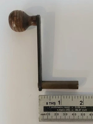 Longcase Clock Cranked Winding Key - Image 1 of 4