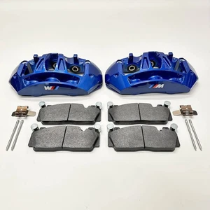 New genuine OEM BMW M5 F10 front big brake 6 pot calipers with OEM brake pads - Picture 1 of 9