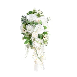 Bridal Bouquet Photo Props Tossing Bouquet for Valentine's Day Wedding Party - Picture 1 of 6
