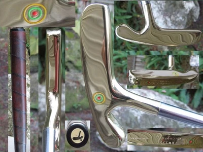 RARE Titleist Bulls Eye Off Set M4S Blade Putter OE Leather BE Putter Grip 34" - Image 1 of 4