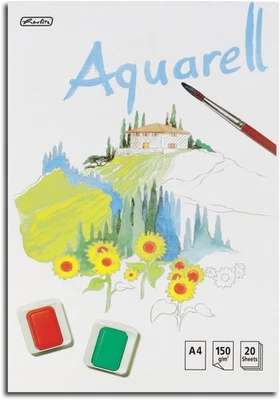 Aquarellblock 00495457 A4 20 Bl. 1, A4 - Bild 1 von 2
