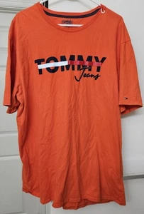 Tommy Hilfiger Men's XXL Classic Spellout Graphic Short Sleeve Shirt - Picture 1 of 8