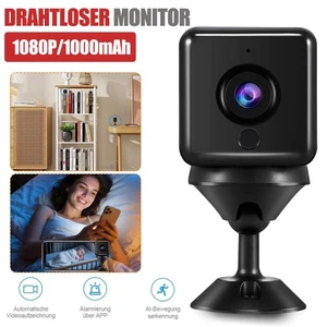 Mini IP Kamera 1080P Wireless WLAN HD WiFi Kamera Überwachungkamera IR Cam HD AH - Bild 1 von 13