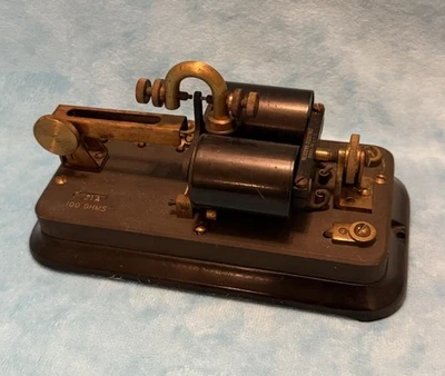 RARE Antique Telegraph Sounder Western Electric No. 21A 100 OHMS Mint Condition - Image 1 of 4