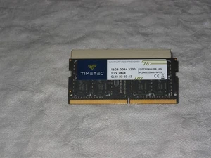 16GB Timetec DDR4 3200 Laptop Memory RAM 76TT32NUS2R8-16G - Picture 1 of 1