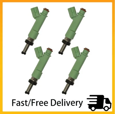 4x Inyectores de combustible para Toyota Highlander 2009-18 Scion TC 2011-2016 2,7 L 2,5 L L L4 Foto 1 de 4