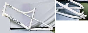 Louis Garneau MV2 Mini Velo model 20 Inch Frame White No Box junk From Japan - Picture 1 of 10