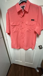 RealTree Angelhemd Koralle Kurzarm Knopfleiste belüftet Herren Größe XL - Bild 1 von 7