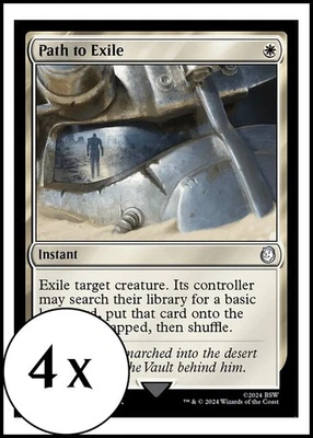 MTG - 4 x Path to Exile - Playset 4x x4 - Universes Beyond: Fallout - Image 1 of 2