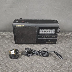 Panasonic GX500 4-Band Radio Portable RF-3500 Tested Working Black - Picture 1 of 9