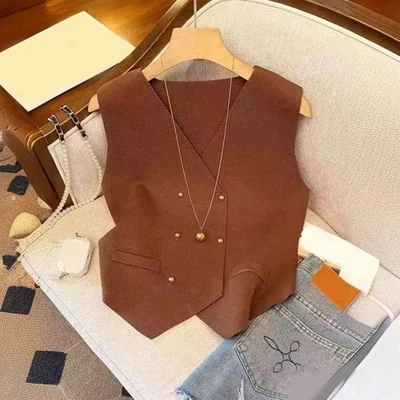 Summer Solid Color Vneck Jacket for Women Perfect for Outdoor Activities - Image 1 of 4