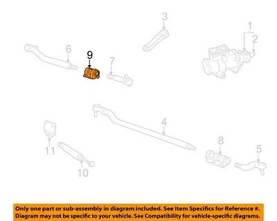FORD OEM 05-10 F-250 Super Duty Steering Gear Linkage-Tube Assy 7C3Z3281EA - Image 1 of 2