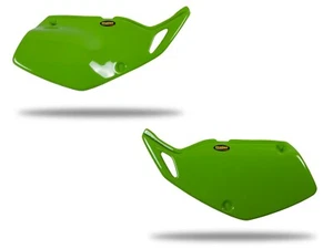 NEW KAWASAKI KLX300R 97-07 GREEN PLASTIC MOTORCYCLE SIDE PANELS - Picture 1 of 1