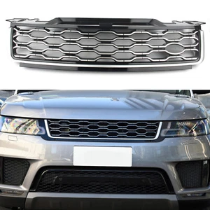 Griglia Rete Anteriore Per Land Rover Range Rover Sport 2018-2019 Griglia Sliver Finitura - Foto 1 di 12