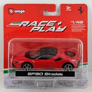Ferrari SF90 Stradale / Bburago Race + Play / 2023 / Spedizione gratuita - Foto 1 di 1
