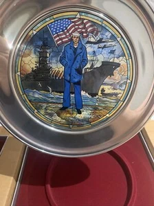 US Navy Memorial Gedenk Buntglasplatte The Navy Today Jack Woodson - Bild 1 von 12