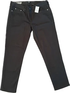 NWT J.Crew 8.5" Rise Toothpick Black Stretch Jean Women's Size 30 - Picture 1 of 5