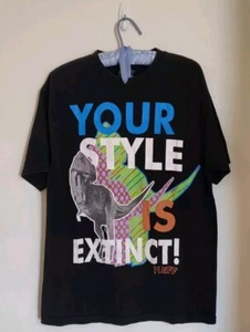 Neff Your Style Is Extinct Dinosaur Graphic T Shirt - Picture 1 of 6